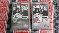 BON JOVI CROSS ROAD 2 CASETE , VOL 1 SI 2 foto