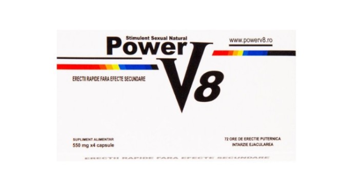 Power V8 Pastile Potenta Ejaculare Precoce Impotenta Stimulent Erectie Natural foto mare Power V8 Pastile Potenta Ejaculare Precoce Impotenta Stimulent Erectie Natural foto mare