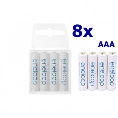 Baterii Reincarcabile Panasonic Eneloop AAA R3 Continutul pachetului 8x, Capacitate 800mAh foto