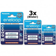 2x Baterii Reincarcabile Panasonic Eneloop AAA R3 Continutul pachetului 3x Blister foto