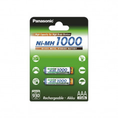 Panasonic 1000mAh AAA Rechargeable Battery NiMH Continutul pachetului 1x Blister foto