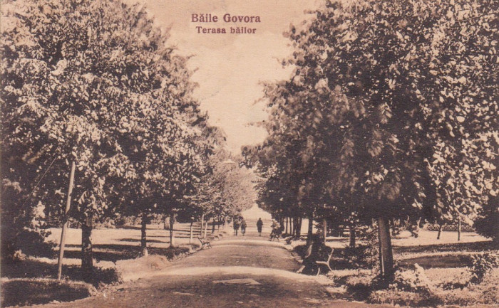 BAILE GOVORA TERASA BAILOR LIBRARIA ANASTASIU &amp; PETRESCU RM. VALCEA CIRC.1926