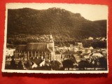 Ilustrata Brasov - Vedere generala 1942, Circulata, Fotografie