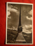 Ilustrata - Biserica din lemn transilvaneana , interbelica, Necirculata, Fotografie