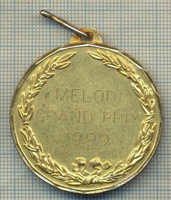 ZET 471 MEDALIE ,,MELODI GRAND PRIX 1999&quot; LOCUL I- CONCURS EUROVISION DANEMARCA