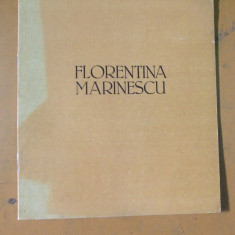 Marinescu Florentina pictura catalog expozitie 1987 galeriile de arta Bucuresti