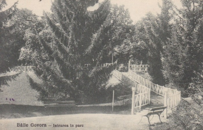 BAILE GOVORA INTRAREA IN PARC LIBRARIA ANASTASIU &amp; PETRESCU RM. VALCEA CIRC.1929