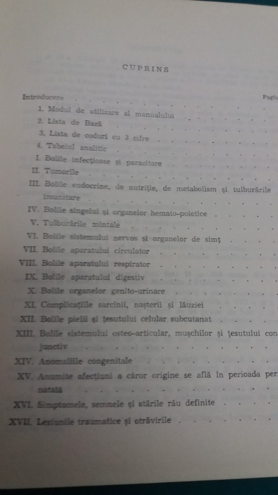 Clasificarea InternaÈ›ionalÄƒ A Bolilor 2 Vol Revizia A Ix A O M S 1978 Okazii Ro