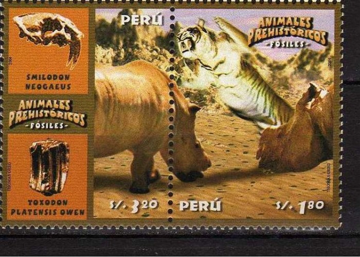 PERU 2004 DINOZAURI ANIMALE PREISTORICE