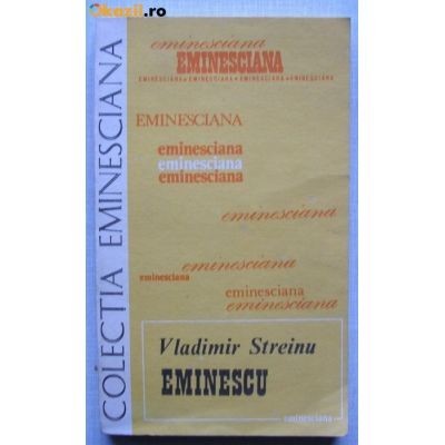 Vladimir Streinu - Eminescu foto