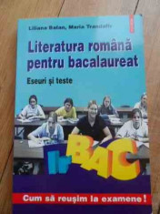 Literatura Romana Pentru Bacalaureat Eseuri Si Teste - L. Balan M. Trandafir ,536811 foto