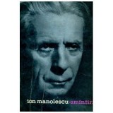 Ion Manolescu - Amintiri
