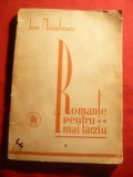 Ion Minulescu - Romante pentru mai tarziu - Ed.1927 Cultura Nationala