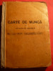 Carte de munca si Asigurari sociale 1946 cu 81 timbre fiscale , unul cu supratip