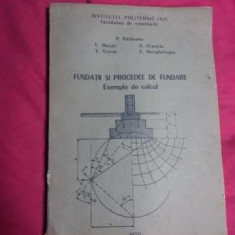 Fundatii Si Procedee De Fundare,Exemple de calcul,1976,format mare