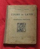 Cours de latin Grammaire simplifiee vol. II/ H. Berthaut et Ch. Georgin