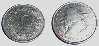 AUSTRIA 10 GROSCHEN 1925 ** foto