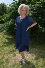 Rochie (Culoare: BLEUMARIN, Marime: 46) foto