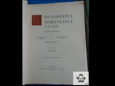 Bibliografia romaneasca veche tom III fasc. III-VIII 1817-1830 foto