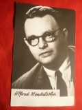 Fotografie- Compozitor roman Alfred Mendelsohn , 11x17,6 cm