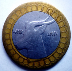 1.065 ALGERIA ANTILOPA 50 DINARS 1992 BIMETAL foto