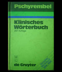 PSCHYREMBEL KLINISCHES WORTERBUCH - WALTER DE GRUYTE - DIC?IONAR CLINIC - 1994 foto