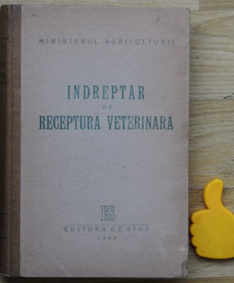 Indreptar de receptura veterinara foto