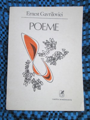 Ernest GAVRILOVICI - POEME (1988 - CA NOUA!) foto