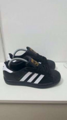 Adidas Superstar negru cu alb unisex marimi de la 36 la 44 foto