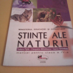 MANUAL STIINTE ALE NATURII CLASA IV CLEOPATRA MIHAILESCU ARAMIS 2006