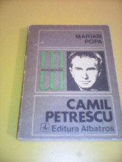 CAMIL PETRESCU-MARIAN POPA COLECTIA MONOGRAFII 1972 foto