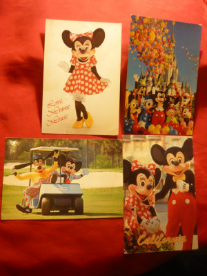 Set 4 Ilustrate cu personaje Walt Disney foto