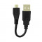 Adaptor Qoltec USB 2.0 Male/ Micro USB Male 10cm black