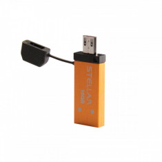 Memorie USB Patriot Stellar 16GB OTG USB 3.0 orange foto