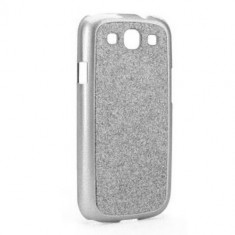 Husa Protectie Spate Xqisit iPlate Glamor argintie pentru Samsung Galaxy S3 foto
