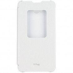 Husa Flip Cover LG CCF-450 Book Quick Window White pentru LG L65 foto