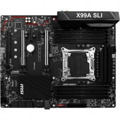 Placa de baza MSI X99A SLI Intel LGA 2011-3 ATX foto