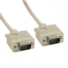 Cablu 4World tip VGA D-Sub15 M/M 1.8m foto