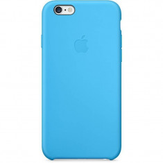 Husa Protectie Spate Apple MGQJ2ZM/A Silicone Case Blue pentru Apple iPhone 6 foto