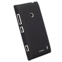 Husa Protectie Spate Krusell 89920 Color Cover neagra pentru Nokia Lumia 520 foto