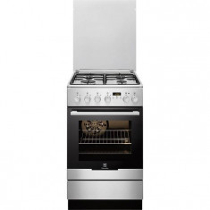 Aragaz Electrolux EKK54550OX 4 arzatoare gaz 57 litri Inox foto