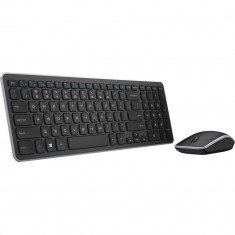 Kit tastatura si mouse Dell KM714 Wireless Black foto