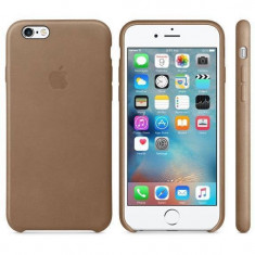 Husa Protectie Spate Apple Leather Case Maron pentru tiPhone 6s foto