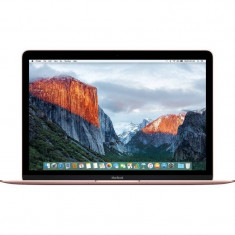 Laptop Apple MacBook 12 inch Retina Intel Skylake Core M3 1.1GHz 8GB DDR3 256GB SSD Intel HD Graphics 515 Mac OS X El Capitan Rose Gold INT keyboard foto