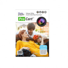 Hartie foto Procart 20 coli A3 High Glossy Dual Side 220g foto