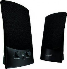 Sistem audio 2.0 Logic LS10 2W black foto