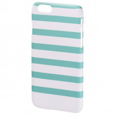 Husa Protectie Spate Hama Stripes Green / White pentru Apple iPhone 6 foto