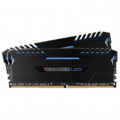 Memorie Corsair Vengeance LED Blue 16GB DDR4 3000 MHz CL15 Dual Channel Kit foto