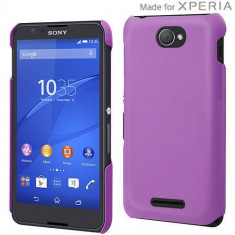 Husa Protectie Spate Muvit SEBKC0038 MFX Rubber violet pentru Sony Xperia E4 foto