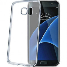 Husa Protectie Spate Celly BCLS7ESV Bumper Argintiu pentru Samsung Galaxy S7 Edge foto